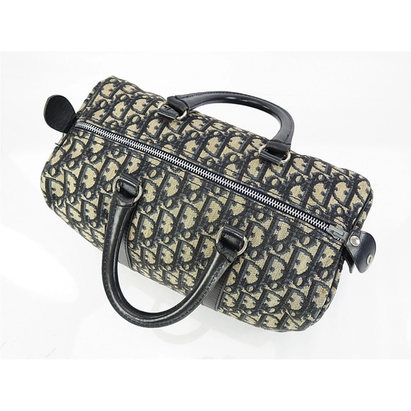 Dior Black and Cream Monogram Tote - Picture 9 of 16